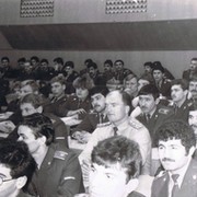 БССШМ МВД СCCР, выпуск 1989 года группа в Моем Мире.